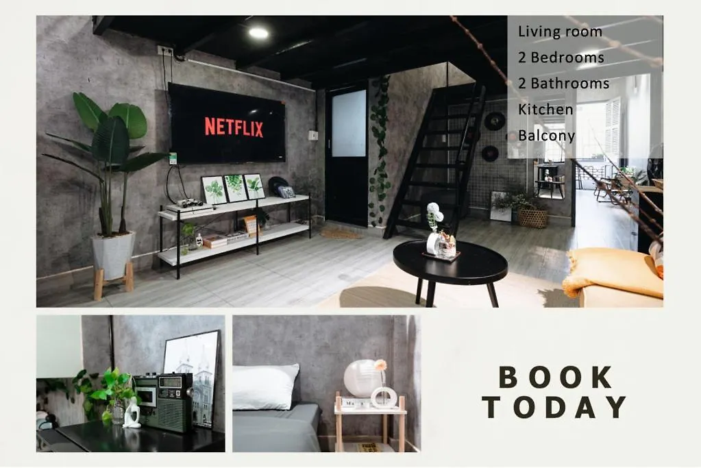 הו צ'י מין סיטי 2 Bedroom Industrial Apartment In Central Saigon